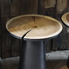 Rene Houtman Bijzettafel Hout Zwart Blank Top | H53 x B49 cm Rene Houtman Bijzettafel Hout Zwart Blank Top | H53 x B49 cm