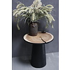 Bijzettafel Hout Zwart Blank Top | H53 x B49 cm