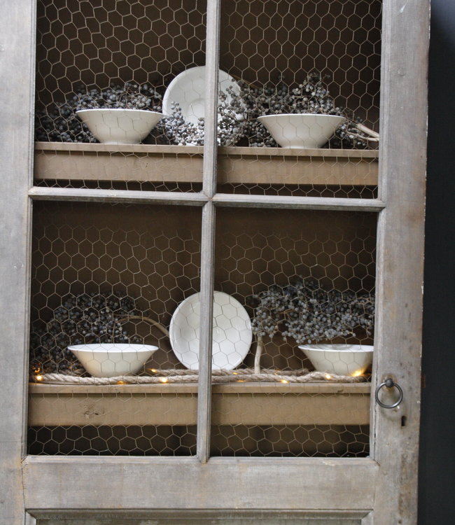 Rene Houtman Landelijke Kast 3 legplanken H206 x B93 x D35