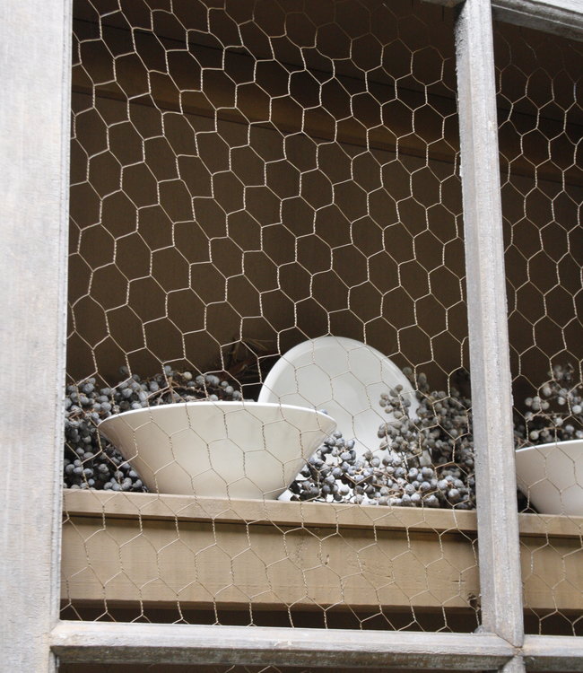 Rene Houtman Landelijke Kast 3 legplanken H206 x B93 x D35