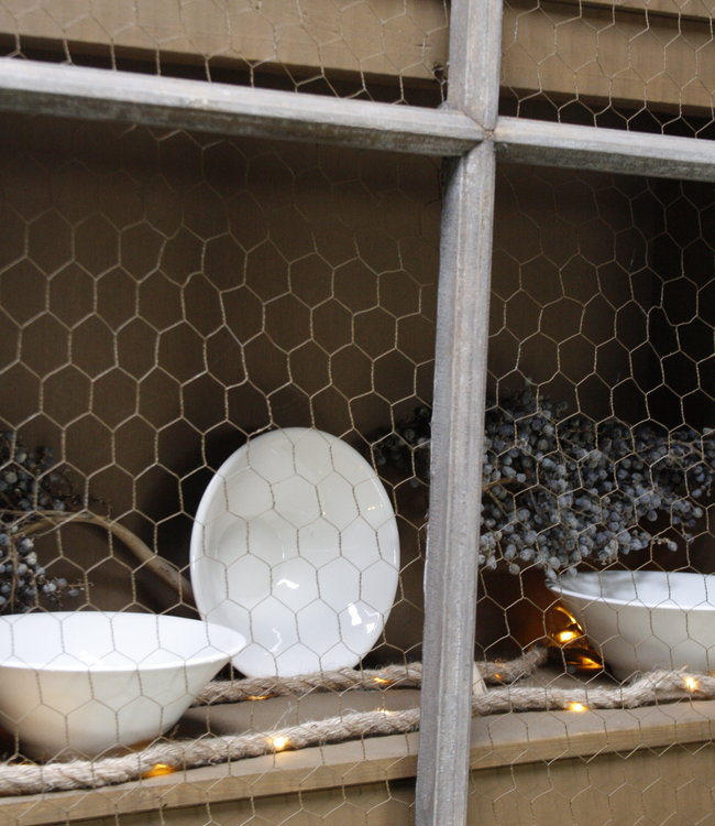 Rene Houtman Landelijke Kast 3 legplanken H206 x B93 x D35