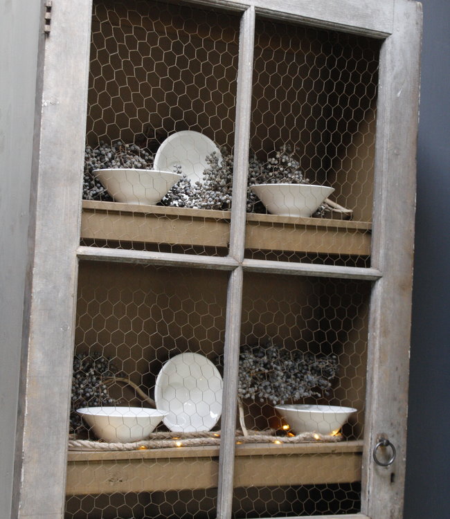 Rene Houtman Landelijke Kast 3 legplanken H206 x B93 x D35