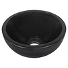 Ruz Waskom 25cm Rond Basalt Steen Zwart