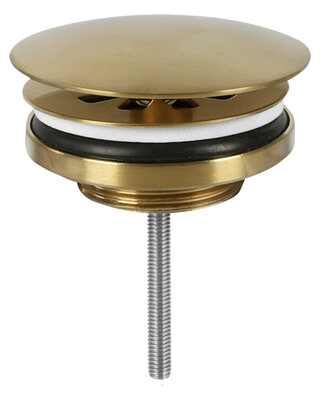 Differnz Differnz afvoerplug always open mat goud 72mm