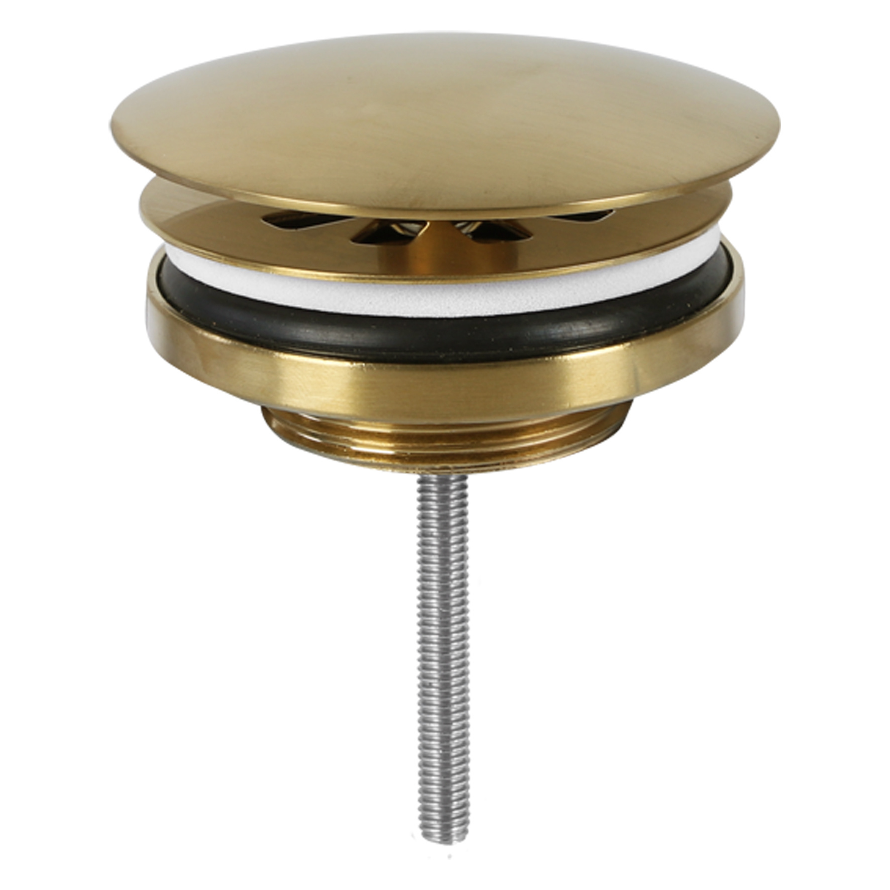 Differnz Differnz afvoerplug always open mat goud 72mm