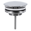 Differnz afvoerplug always open chroom 72 mm