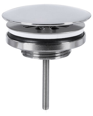 Differnz Differnz afvoerplug always open chroom 72 mm