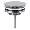 Differnz afvoerplug always open mat chroom 72mm