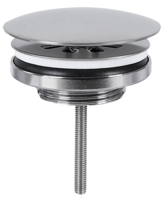 Differnz Differnz afvoerplug always open mat chroom 72mm