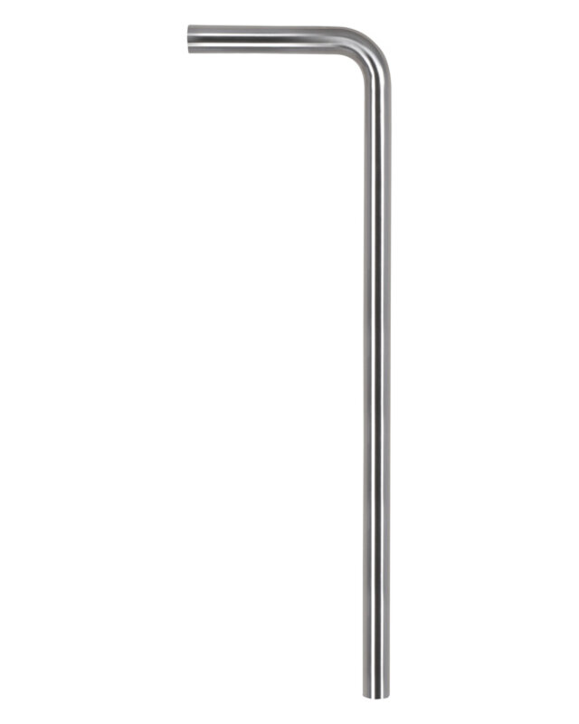 Differnz Vloerbuis diameter 32 mm 75 x 22 cm mat chroom