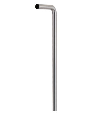 Differnz Vloerbuis diameter 32 mm 75 x 22 cm mat chroom