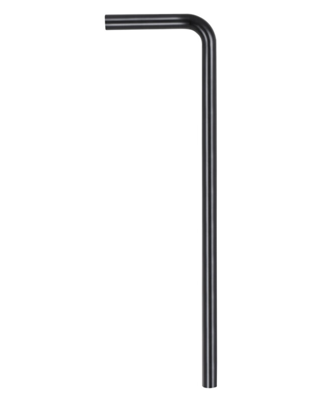 Differnz Vloerbuis diameter 32 mm 75 x 22 cm mat zwart
