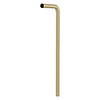 Vloerbuis diameter 32 mm 75 x 22 cm mat goud