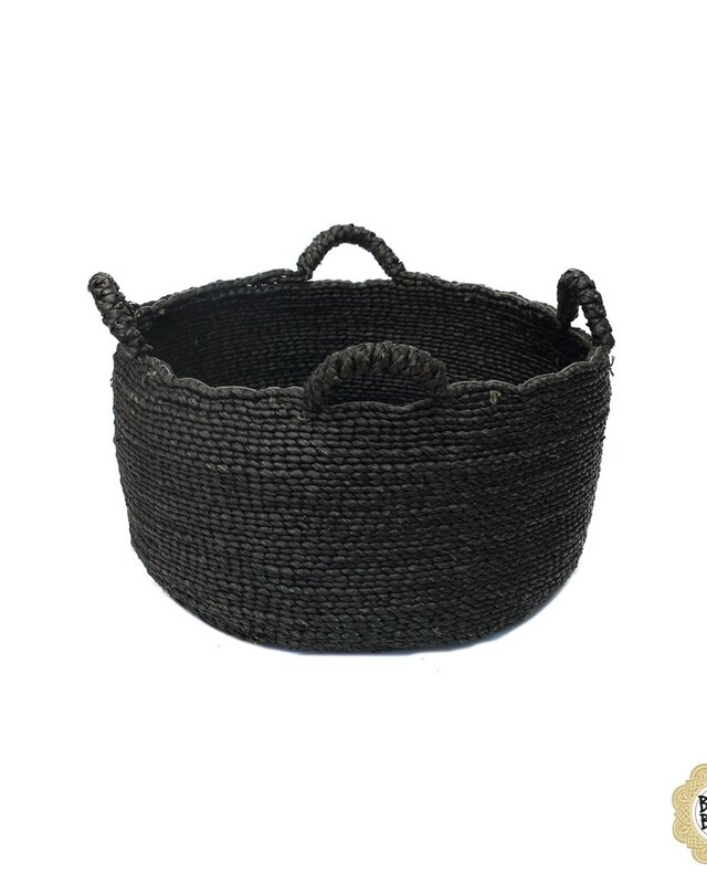 Bazar Bizar Les Quatre Mains Wasmanden - Zwart - Set van 3