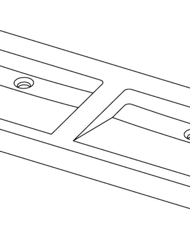 Forzalaqua Palermo Doppio Wastafel 140.5x51.5x9 cm Graniet Gekapt Antraciet