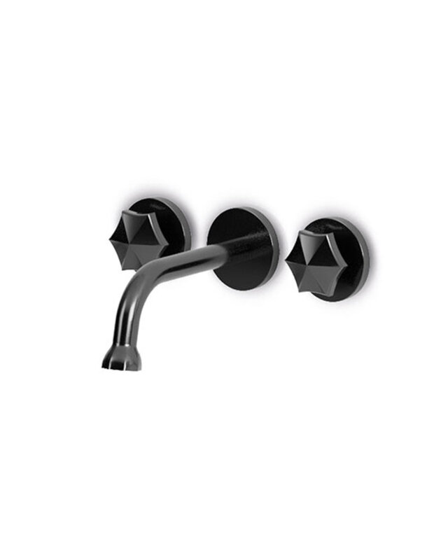 JEE-O Bloom Wand Wastafelkraan met Inbouwdeel | Gun Metal