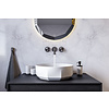 Bloom Wand Wastafelkraan met Inbouwdeel | Gun Metal