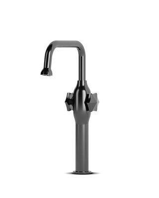 JEE-O Bloom Opbouw Wastafelkraan | Gun Metal