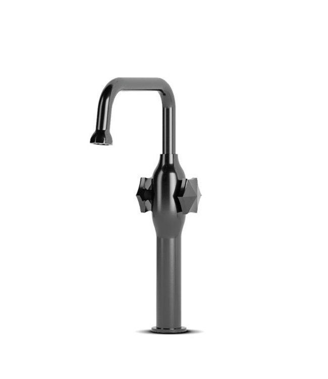 JEE-O Bloom Opbouw Wastafelkraan | Gun Metal