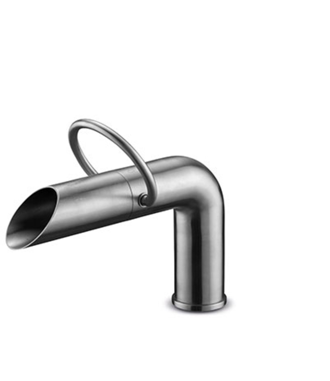 JEE-O Pure – Lage Wastafelkraan Opbouw Geborsteld & Gepolijst