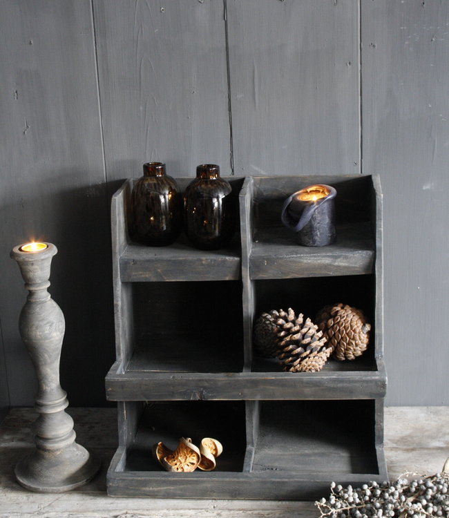 Rene Houtman Gruttersbak B45xD34xH46 Vergrijsd Hout