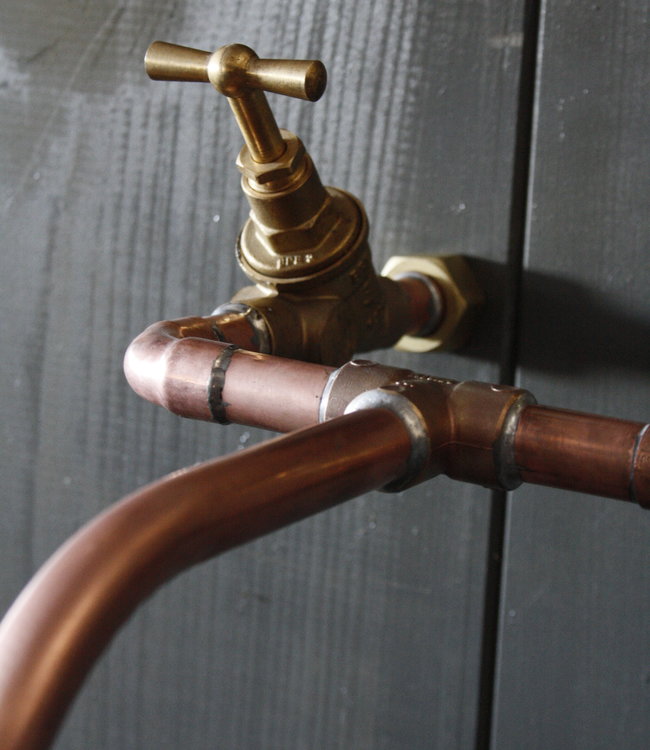 Rene Houtman Arnhem - Koperen Kraan - Mengkraan - Muurkraan - Handmade