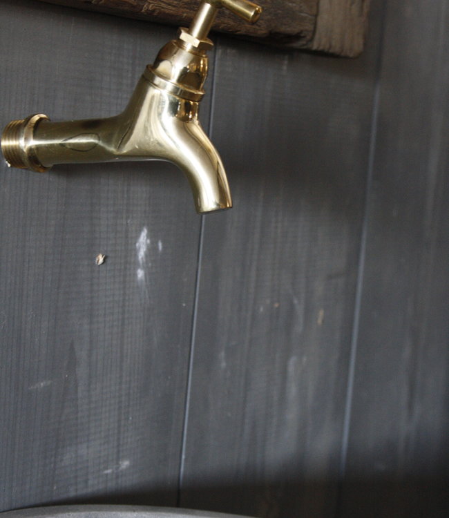 Rene Houtman Maastricht - Messing Tapkraan - Koud Water Muur -