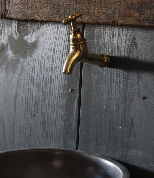 Rene Houtman Maastricht - Messing Tapkraan - Koud Water Muur -