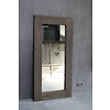 Oud Houten Spiegel Roug 160x80 cm Grey