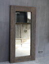 Rene Houtman Oud Houten Spiegel Roug 160x80 cm Grey