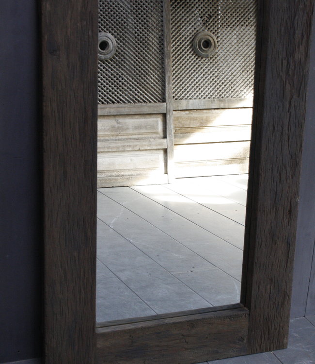 Rene Houtman Oud Houten Spiegel Roug 160x80 cm Grey