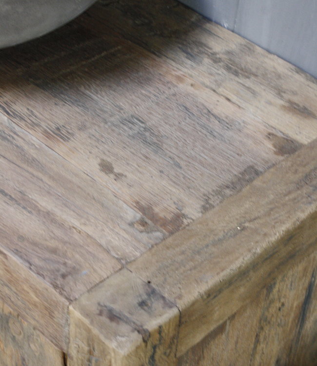 Rene Houtman Wastafelmeubel Hendrik 90x90 cm Naturel Hout