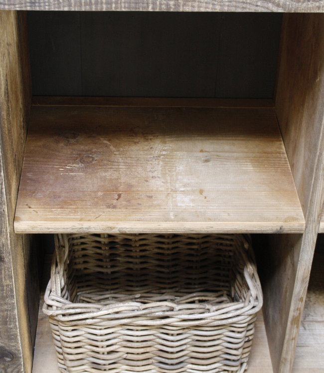 Rene Houtman Davide Badkamermeubel Wagonhout & Kaasplanken 80 cm