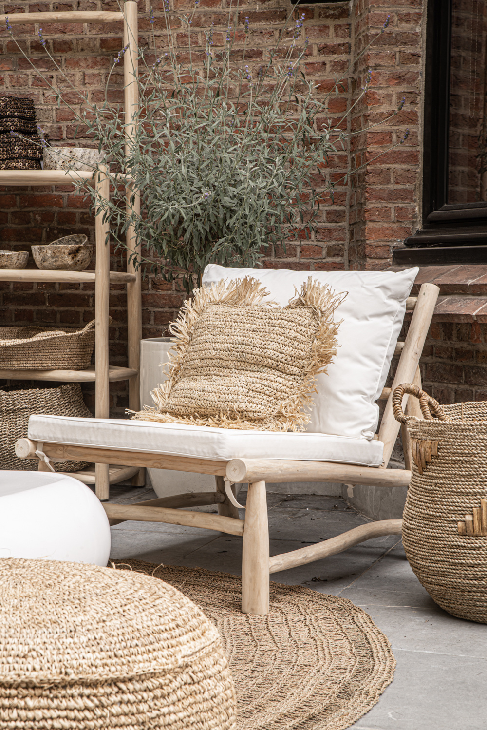 Bazar Bizar The Island One Seater - Natuurlijk wit