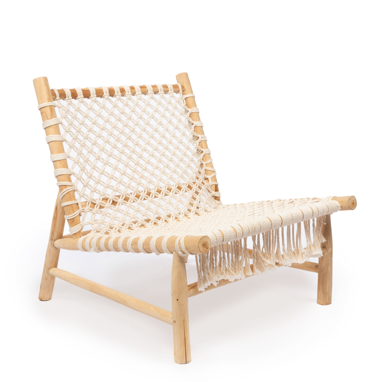 Bazar Bizar The Island Rope One Seater - Natuurlijk wit
