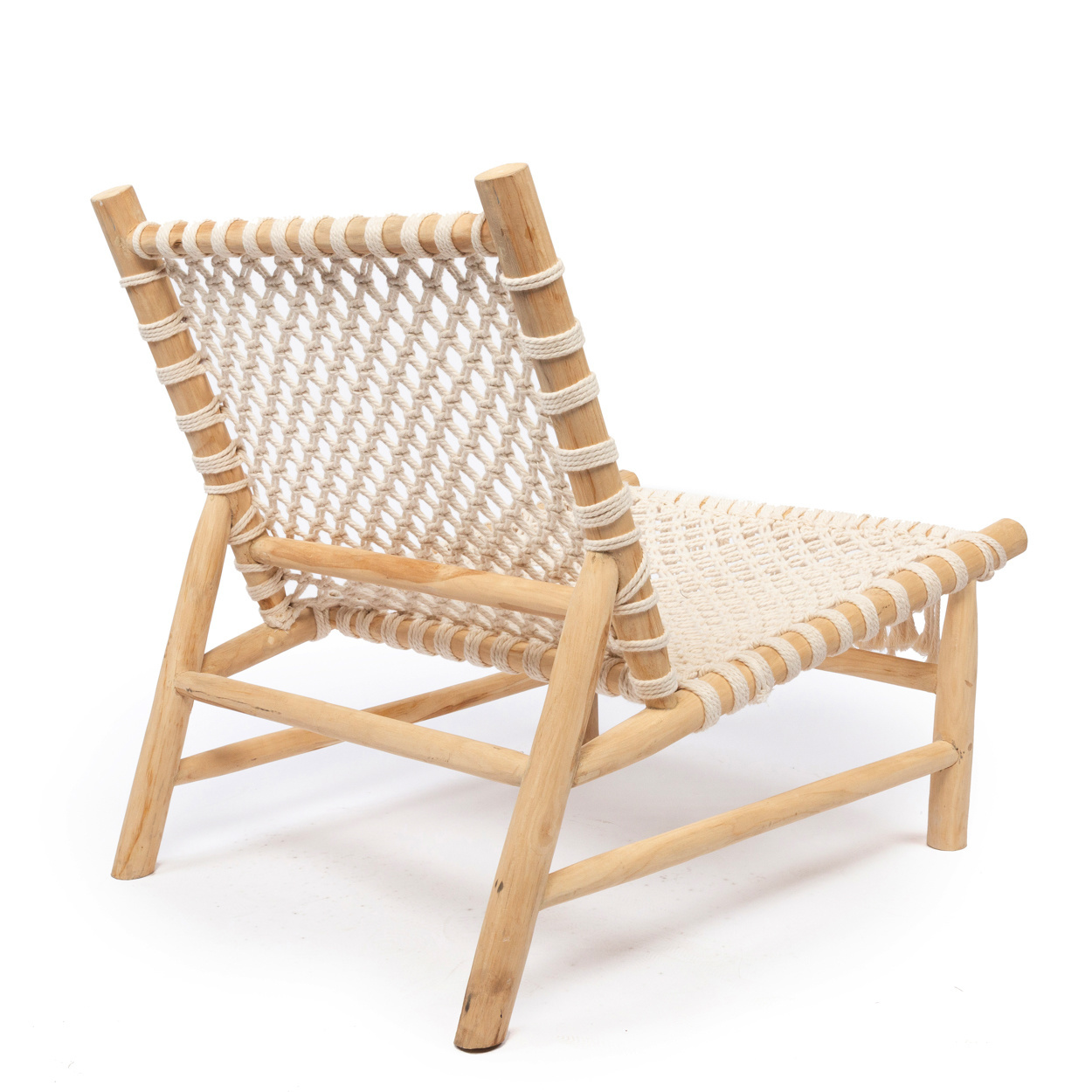 Bazar Bizar The Island Rope One Seater - Natuurlijk wit