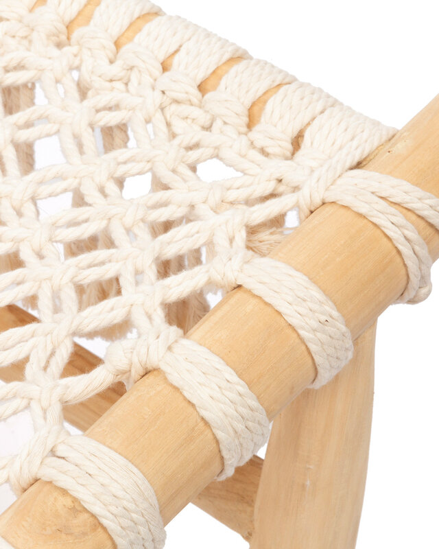 Bazar Bizar The Island Rope One Seater - Natuurlijk wit