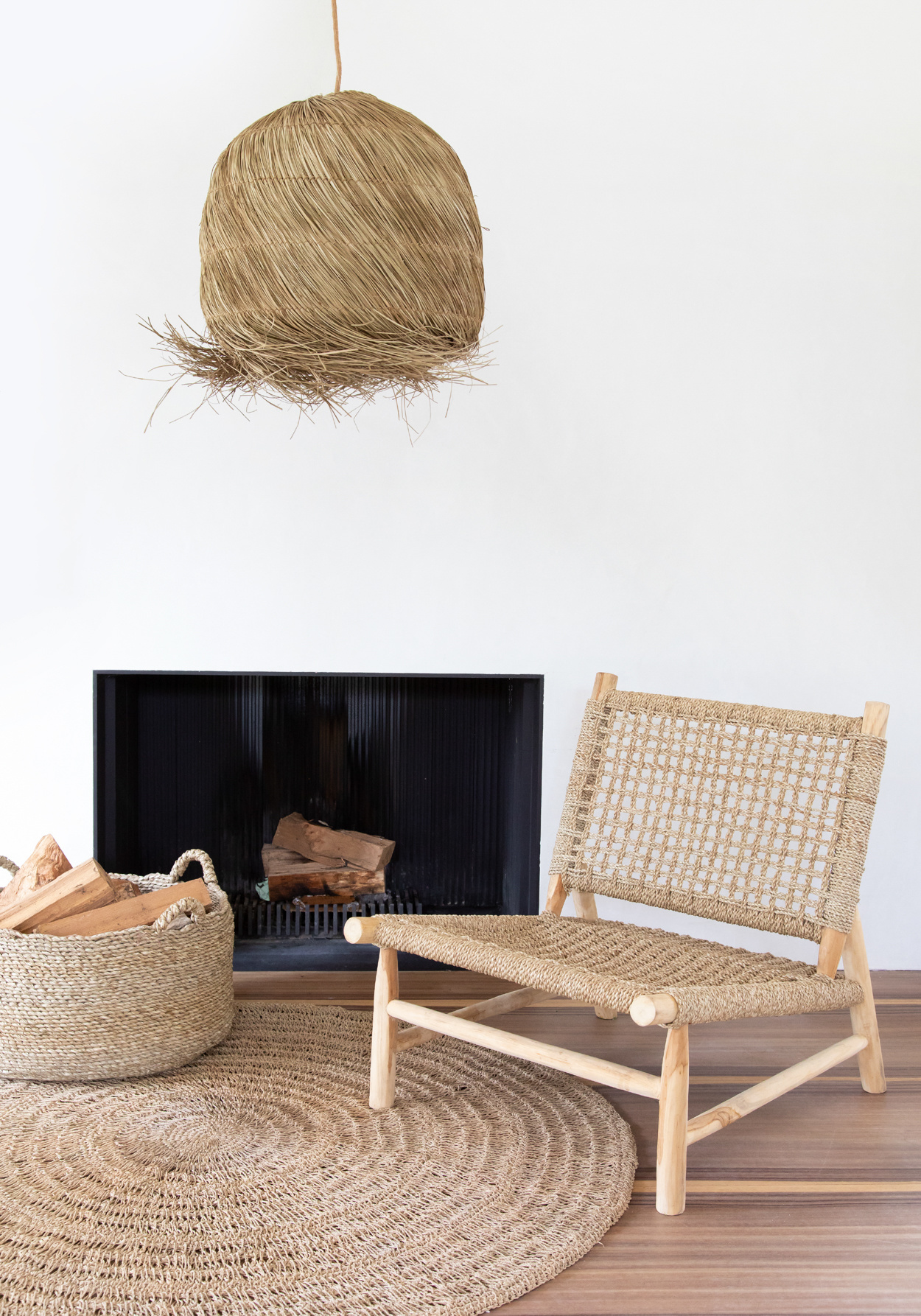 Bazar Bizar The Island Sisal One Seater - Natuurlijk