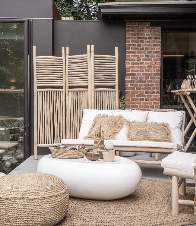 Bazar Bizar The Island Two Seater - Natuurlijk wit