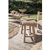 De Raffia bank - Naturel - L60 x H45 cm