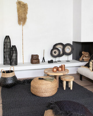 Bazar Bizar The Fish Trap Hanger - Zwart - M
