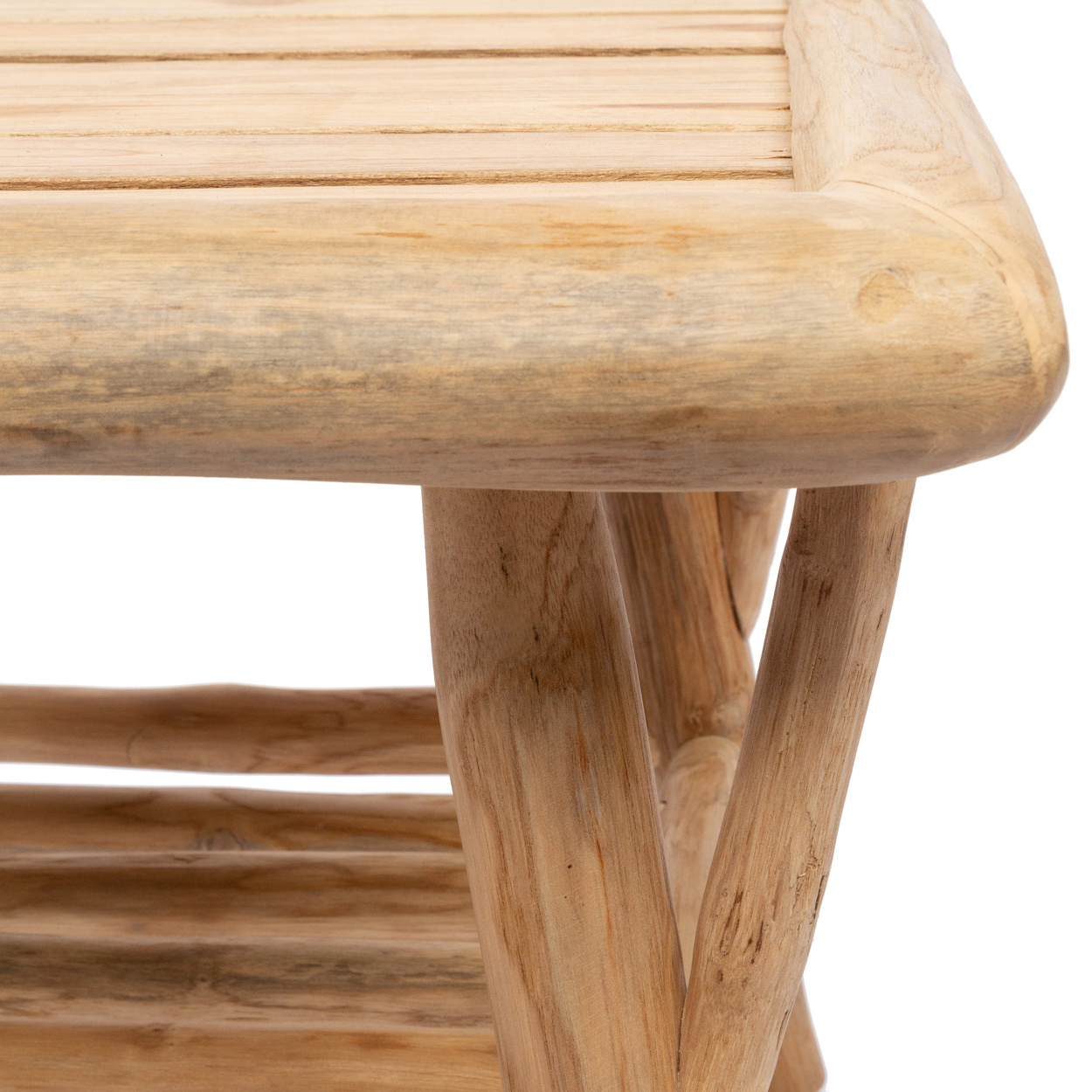 Bazar Bizar De Tulum Bijzettafel - Naturel - L50 x H45 cm