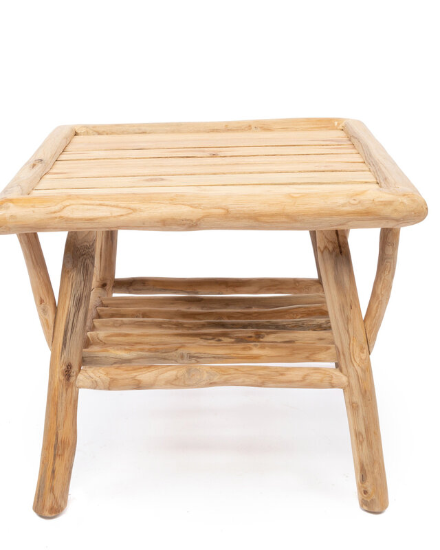 Bazar Bizar De Tulum Bijzettafel - Naturel - L50 x H45 cm