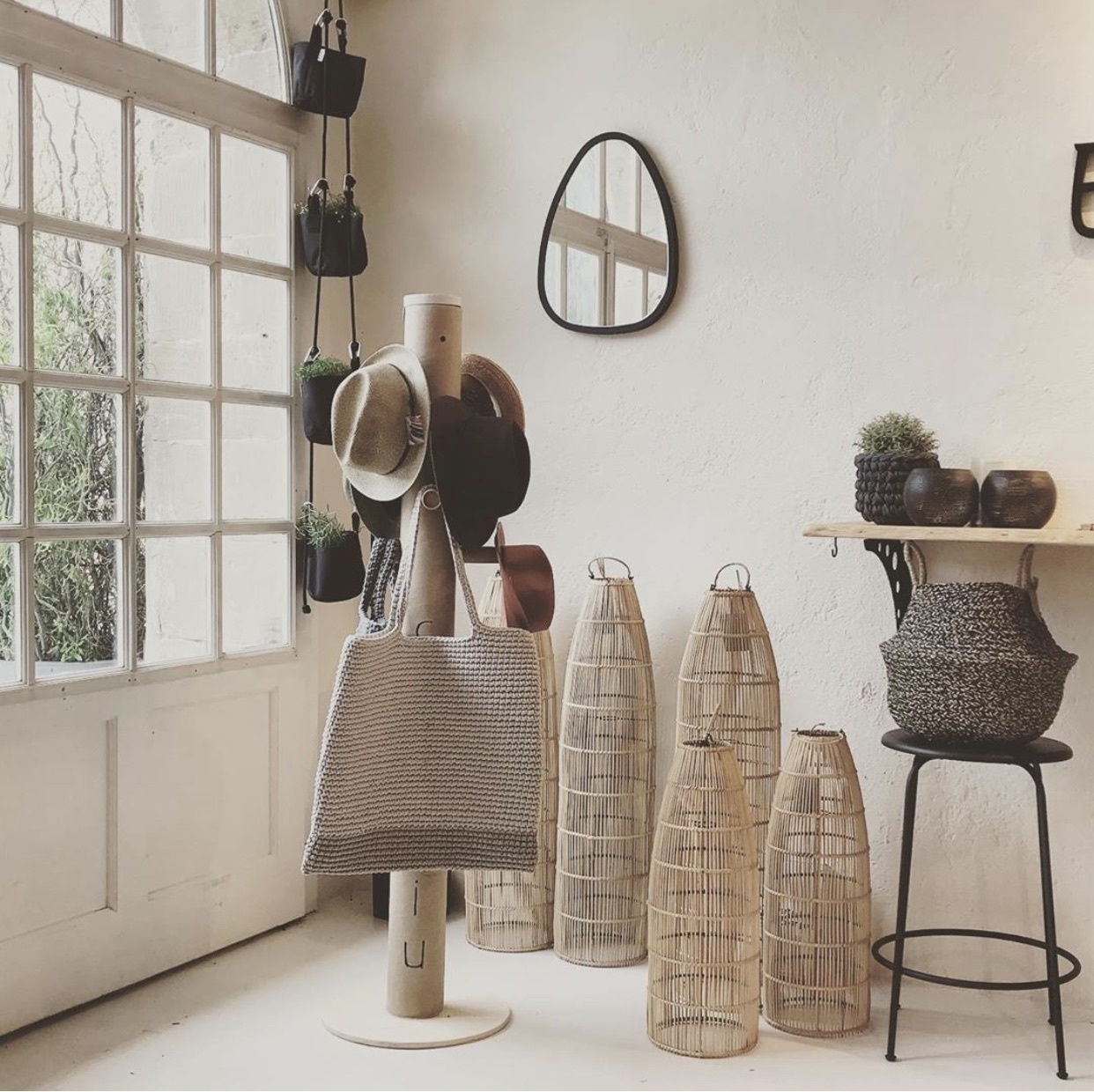 Bazar Bizar The Fish Trap Hanger - Naturel - L