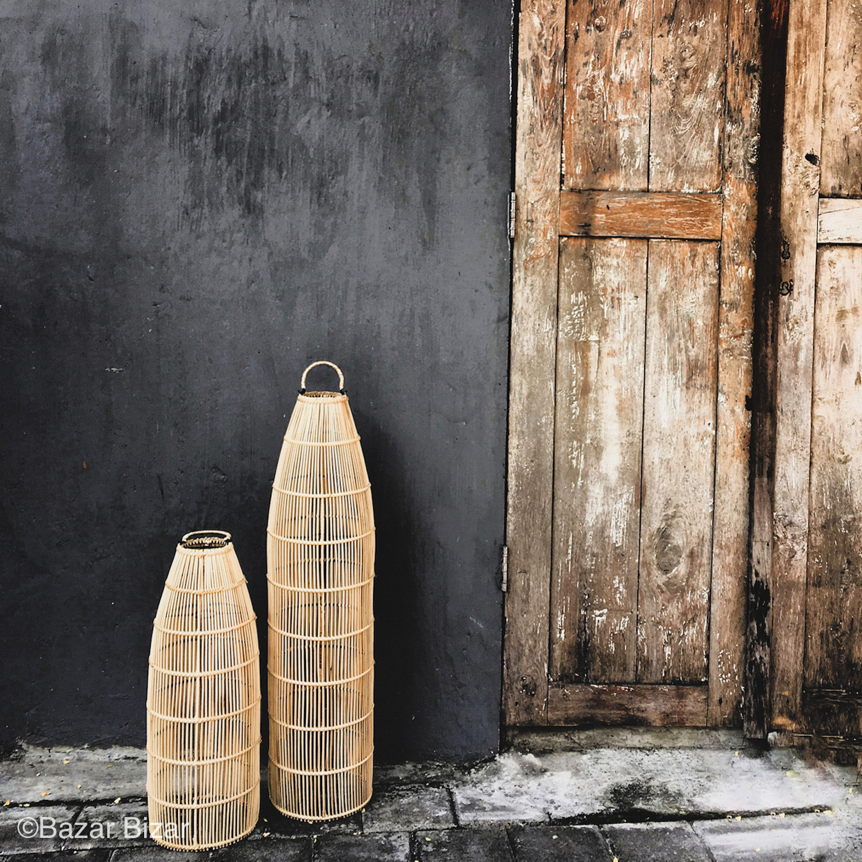 Bazar Bizar The Fish Trap Hanger - Naturel - L
