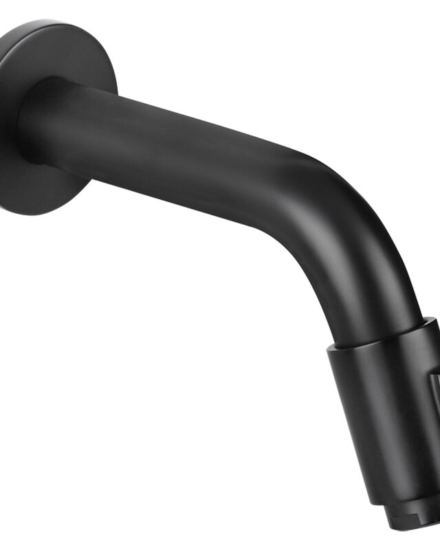 Differnz Muurkraan Inbouw - Koudwater Zwart 10,7 cm