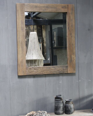 Rene Houtman Spiegel Naturel Wand L90 x B75 x D3 cm