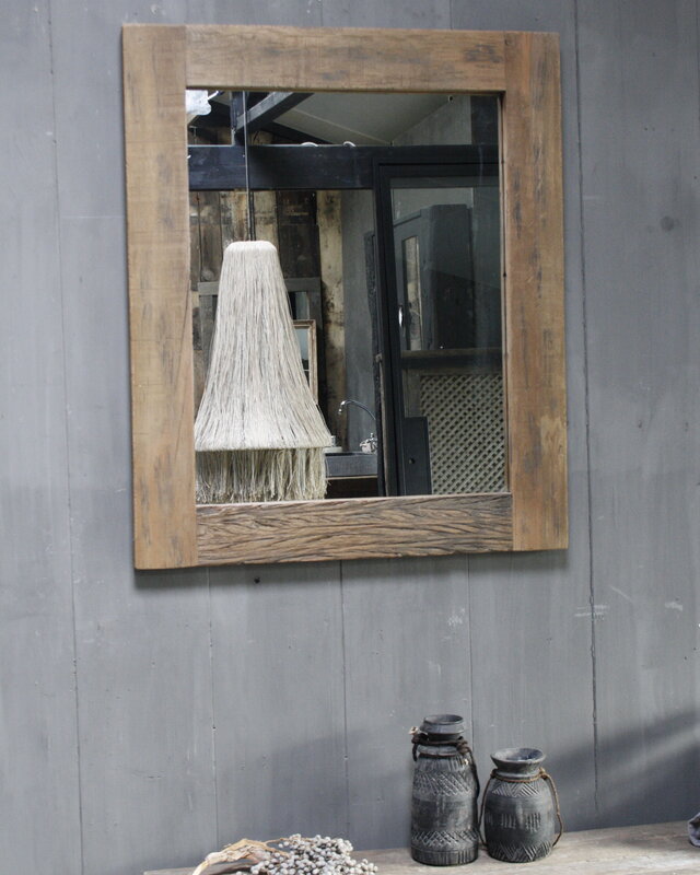 Rene Houtman Spiegel Naturel Wand L90 x B75 x D3 cm