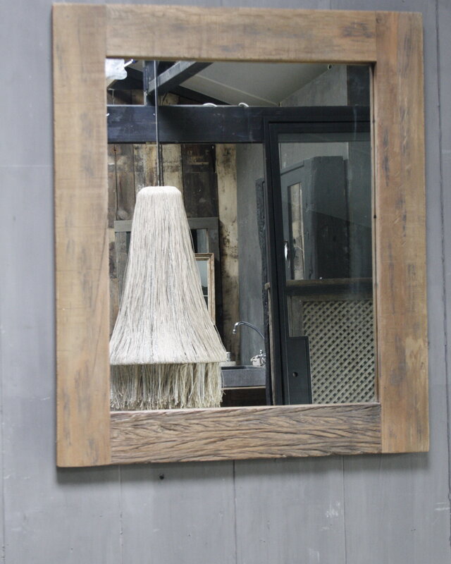 Rene Houtman Spiegel Naturel Wand L90 x B75 x D3 cm