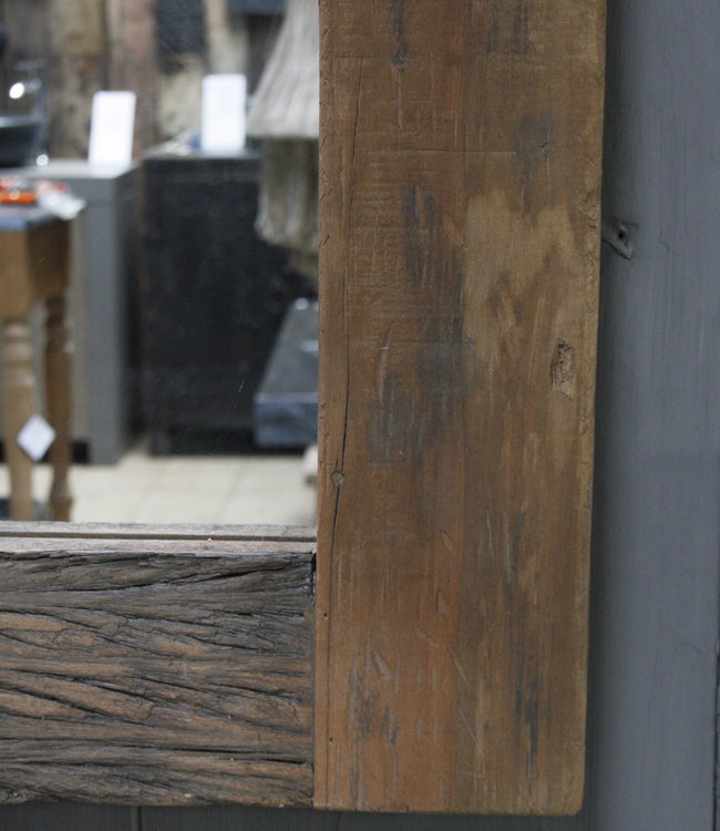 Rene Houtman Spiegel Naturel Wand L90 x B75 x D3 cm